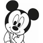 Baby Mickey Mouse Sticker Baby Mickey Mouse Sticker