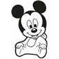 Baby Mickey Mouse Sticker 2