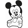 Baby Mickey Mouse Sticker 2
