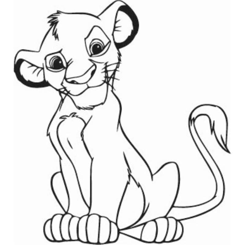 Cub Simba Sticker