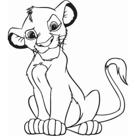 Cub Simba Sticker