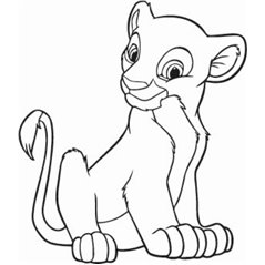 Cub Nala Sticker