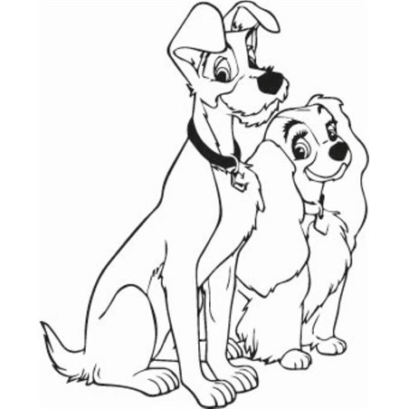 Lady And The Tramp Sticker