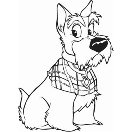 Lady And The Tramp's Jock Sticker