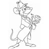 Great Mouse Detective Basil Sticker