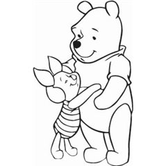 Winnie The Pooh And Piglet Sticker