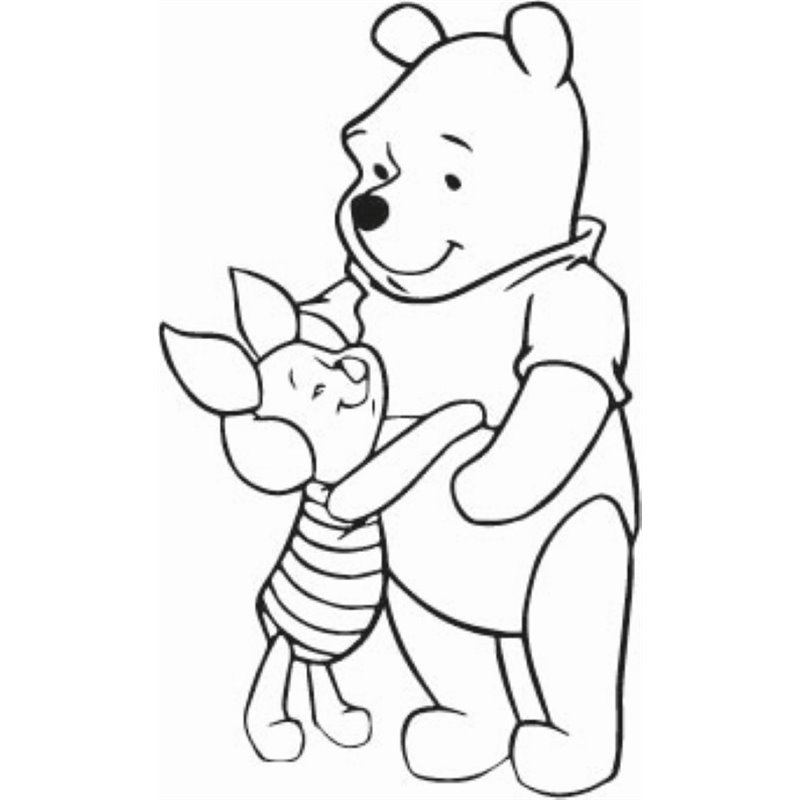 Winnie The Pooh And Piglet Sticker