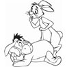 Eeyore And Rabbit Sticker