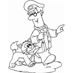 Postman Pat And Jess Sticker