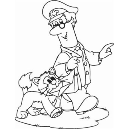 Postman Pat And Jess Sticker