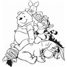 Winnie The Pooh, Tigger piglet And Eeyore Sticker