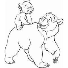 Brother Bear Kenai And Koda Sticker
