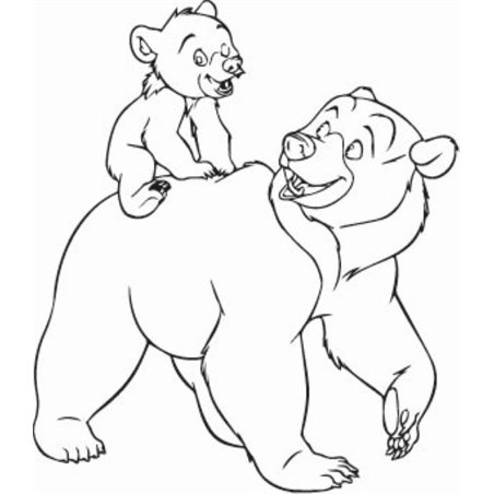 Brother Bear Kenai And Koda Sticker