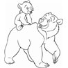Brother Bear Kenai And Koda Sticker