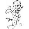 Woody Wood Pecker Sticker 