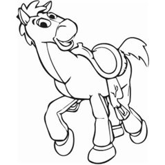Toy Story's Bullseye Sticker