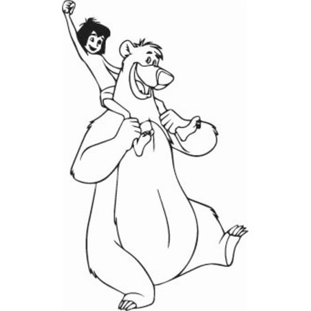 Baloo And Mowgli Sticker