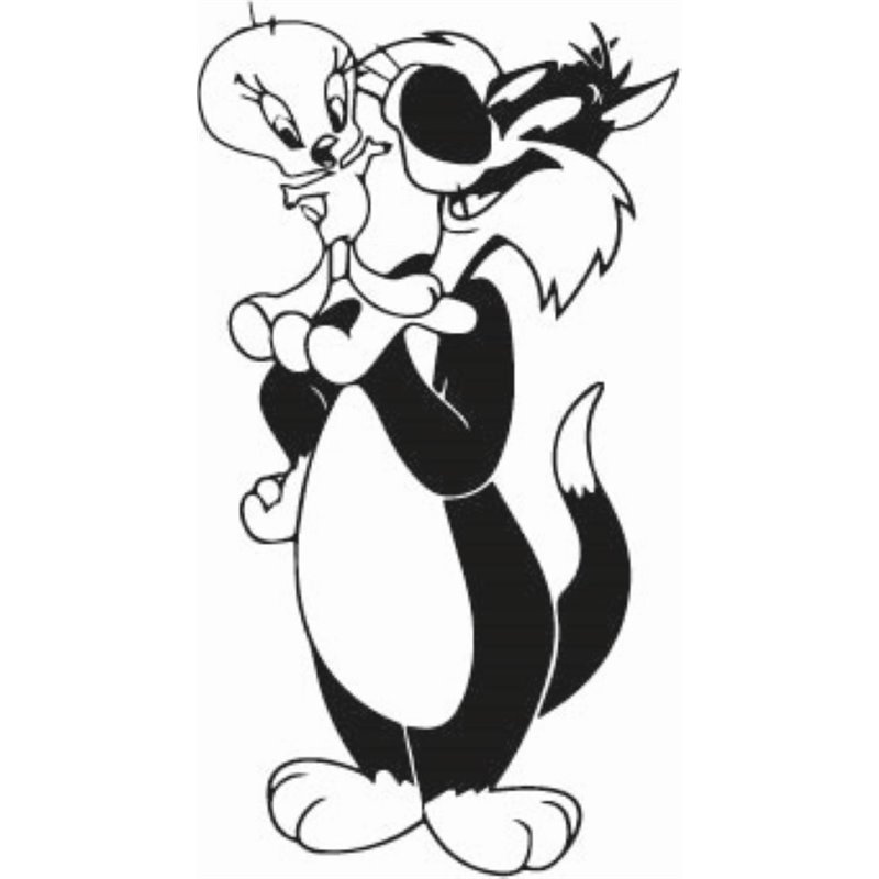 Sylvester And Tweety Sticker Sylvester And Tweety Sticker