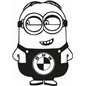 Minion BMW Sticker Minion BMW Sticker