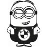 Minion BMW Sticker