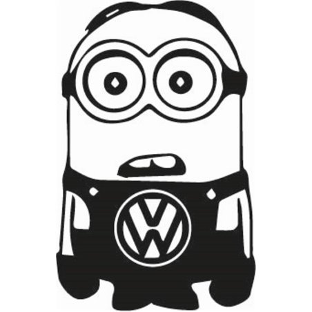 Minion VW Sticker