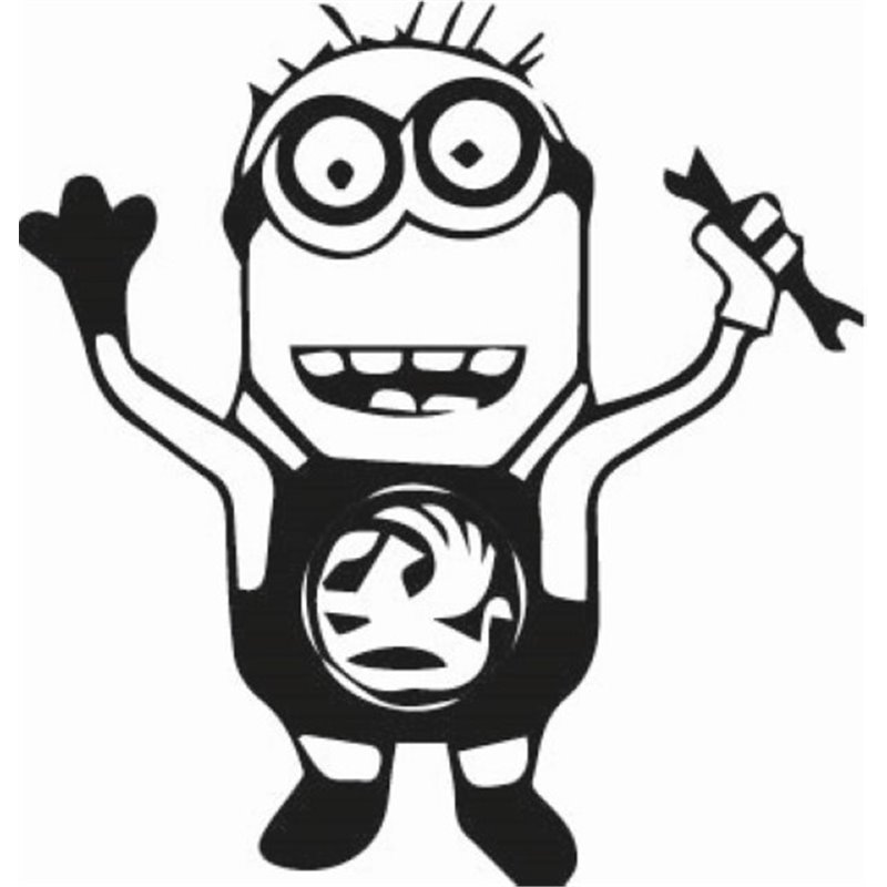 Minion Vaxhaul Sticker Minion Vaxhaul Sticker