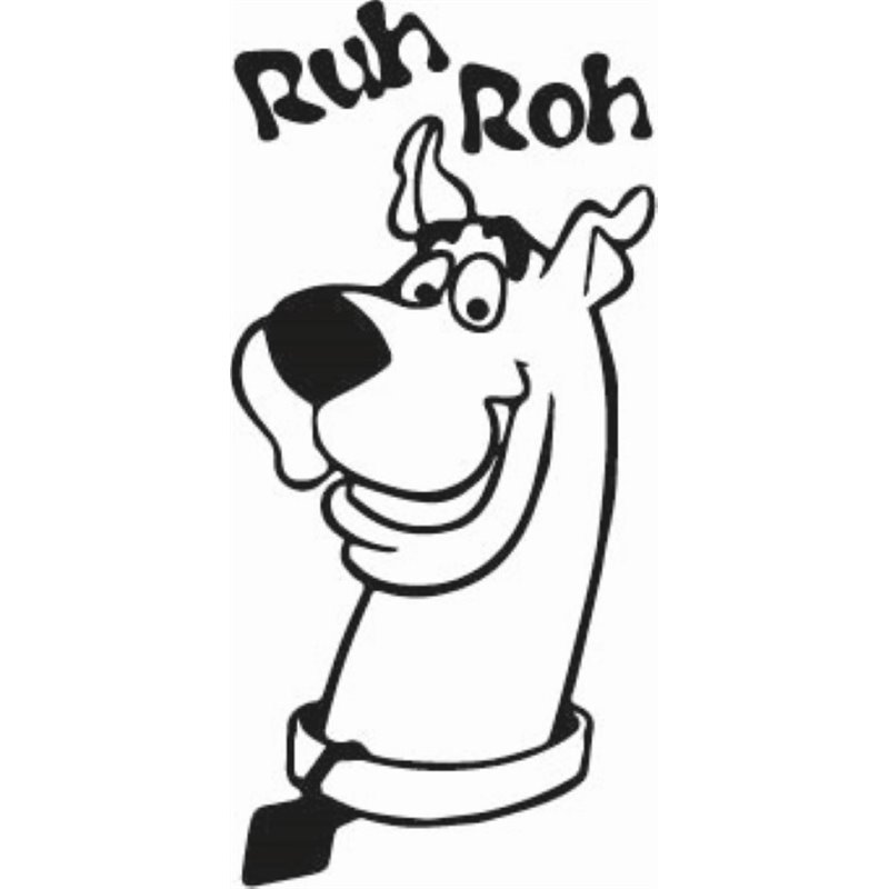Scooby Doo Ruh Roh Sticker Scooby Doo Ruh Roh Sticker