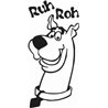 Scooby Doo Ruh Roh Sticker