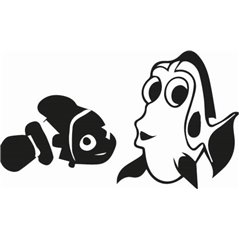 Nemo And Dory Sticker
