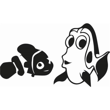 Nemo And Dory Sticker