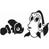 Nemo And Dory Sticker
