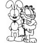 Garfield And Oddy Sticker Garfield And Oddy Sticker