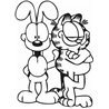 Garfield And Oddy Sticker