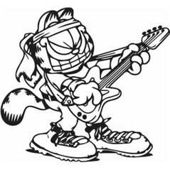 Garfield And Oddy Sticker
