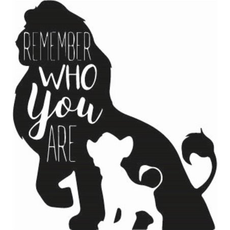 Mufusa And Simba Rememeber Who You are Sticker