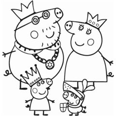 Peppa Pig Ans Family Sticker 