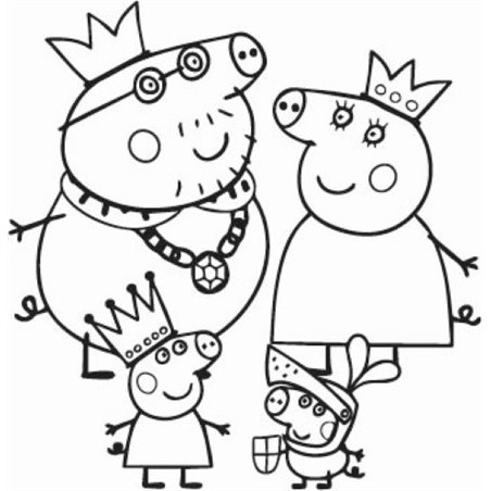 Peppa Pig Ans Family Sticker 