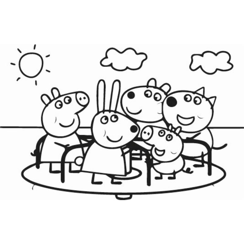 Peppa Pig And Friends Sticker Peppa Pig And Friends Sticker
