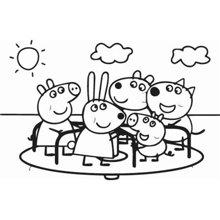 Peppa Pig And Friends Sticker