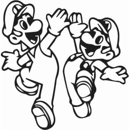 Mario And Luigi Sticker