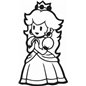 Mario Princess Sticker Mario Princess Sticker