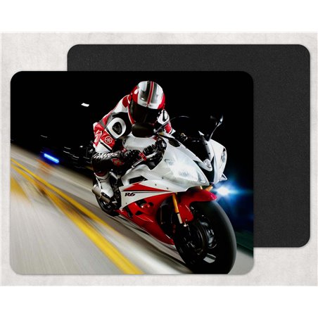 2007 yamaha yzfr6 race Mouse Mat