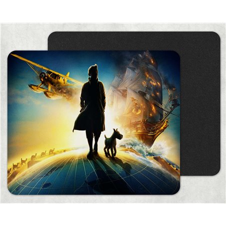 2011 the adventures of tintin normal Mouse Mat