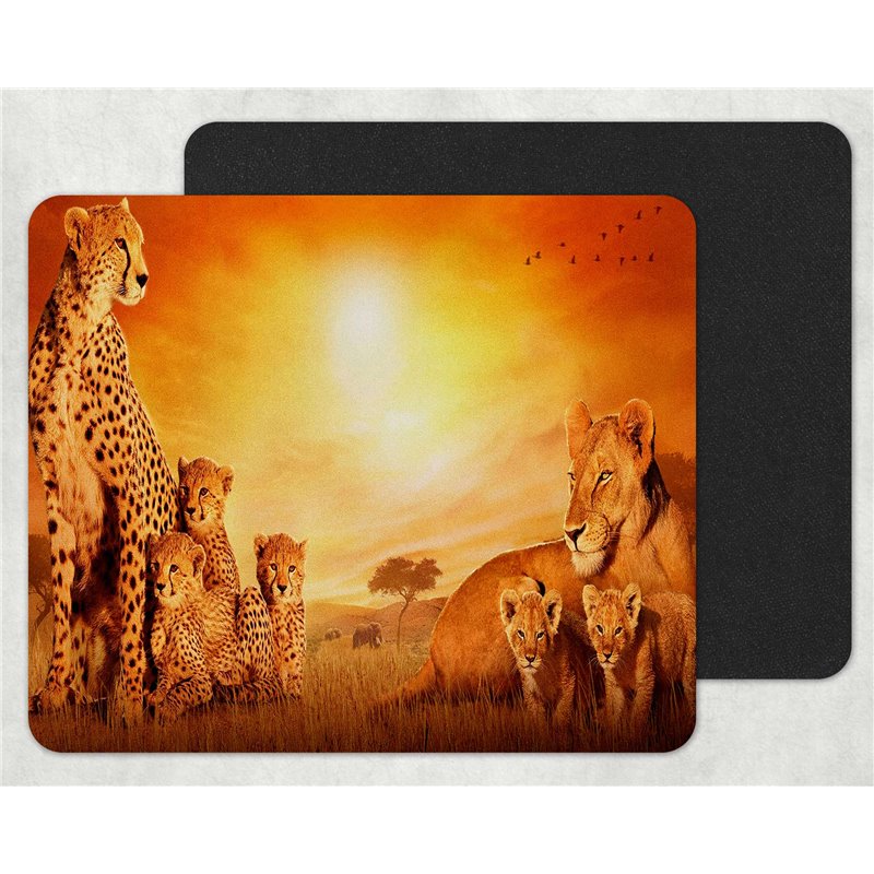 african cats Mouse Mat