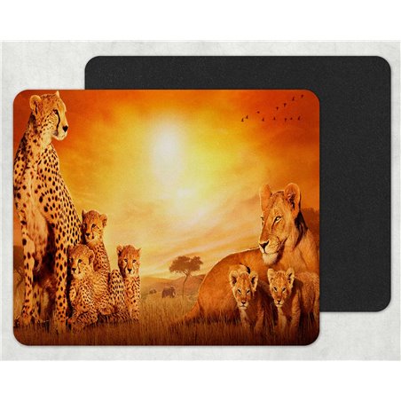 african cats Mouse Mat