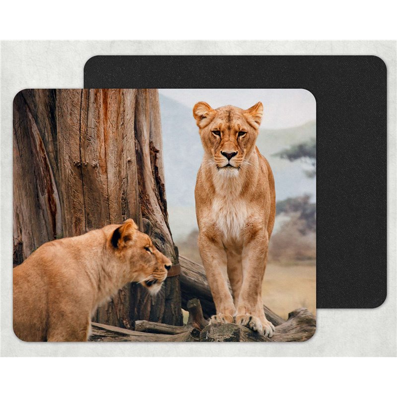 african lioness Mouse Mat african lioness Mouse Mat