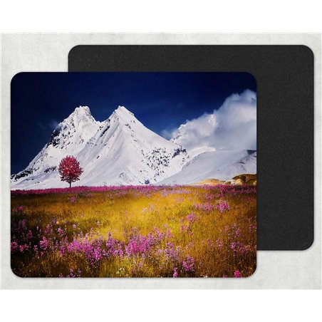 autumn fields alps mountains Mouse Mat