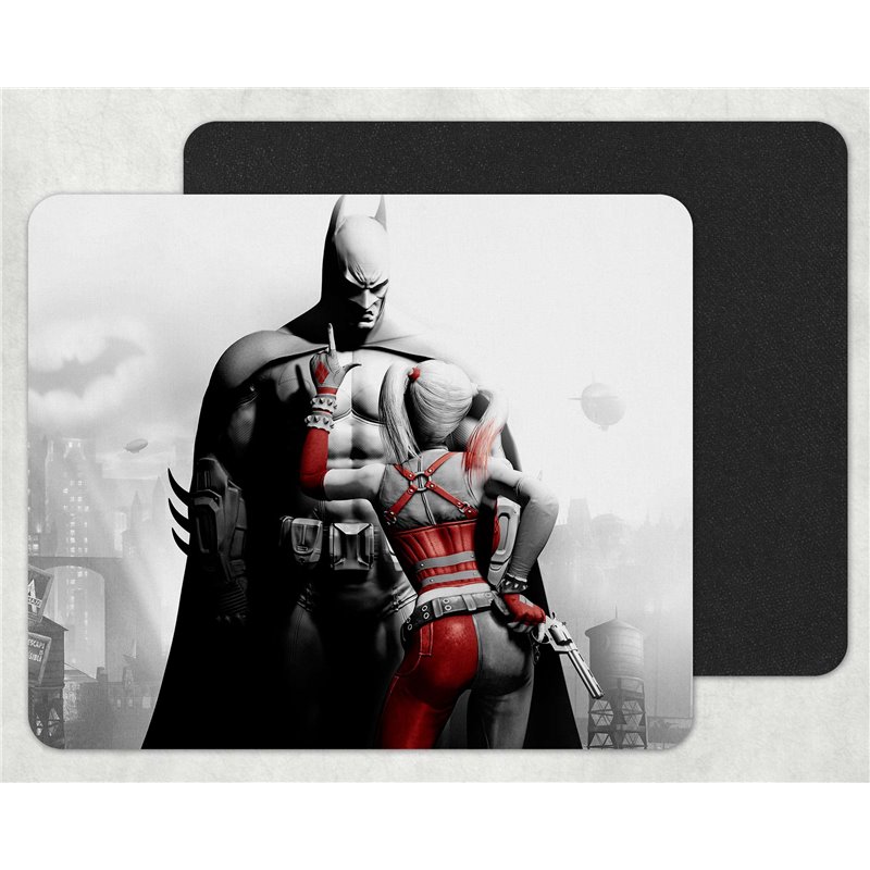 batman and harley quinn Mouse Mat batman and harley quinn Mouse Mat