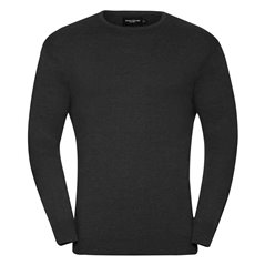 Russell Collection Cotton Acrylic Crew Neck Sweater