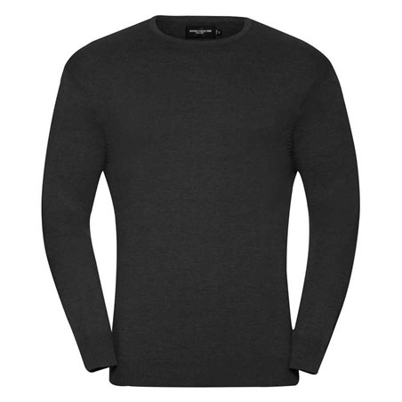 Russell Collection Cotton Acrylic Crew Neck Sweater